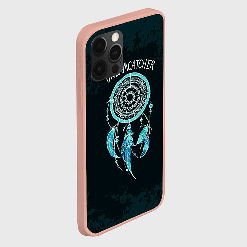 Чехол iPhone 12 Pro Max Dreamcatcher / 3D-Светло-розовый – фото 2