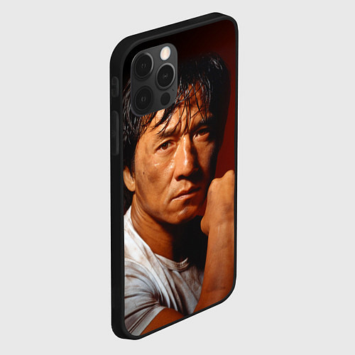 Чехол iPhone 12 Pro Max Джеки Чан / 3D-Черный – фото 2