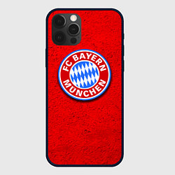 Чехол для iPhone 12 Pro Max Bayern FC, цвет: 3D-черный