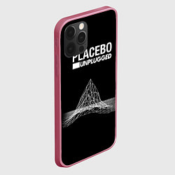 Чехол для iPhone 12 Pro Max Placebo: Unplugged, цвет: 3D-малиновый — фото 2