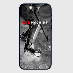 Чехол для iPhone 12 Pro Max Red maсhine, цвет: 3D-черный