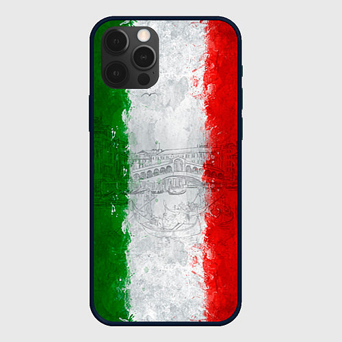 Чехол iPhone 12 Pro Max Italian / 3D-Черный – фото 1