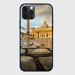 Чехол для iPhone 12 Pro Max Площадь святого Петра, цвет: 3D-черный