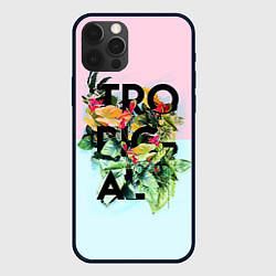 Чехол для iPhone 12 Pro Max Tropical Art, цвет: 3D-черный