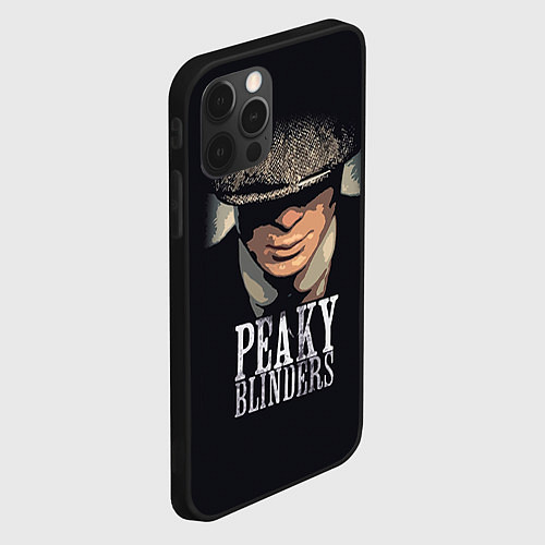 Чехол iPhone 12 Pro Max Peaky Blinders / 3D-Черный – фото 2