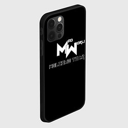 Чехол для iPhone 12 Pro Max Безумный мир, цвет: 3D-черный — фото 2