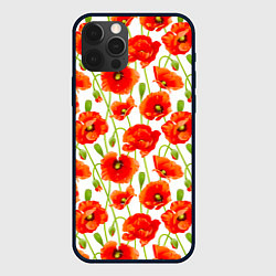 Чехол для iPhone 12 Pro Max Маки, цвет: 3D-черный