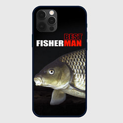 Чехол для iPhone 12 Pro The best fisherman, цвет: 3D-черный