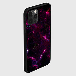 Чехол для iPhone 12 Pro Космос, цвет: 3D-черный — фото 2
