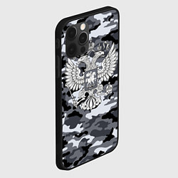 Чехол для iPhone 12 Pro Городской камуфляж Россия, цвет: 3D-черный — фото 2