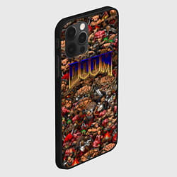 Чехол для iPhone 12 Pro DOOM: Pixel Monsters, цвет: 3D-черный — фото 2