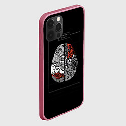 Чехол для iPhone 12 Pro Twenty one pilots: brain, цвет: 3D-малиновый — фото 2