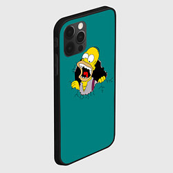 Чехол для iPhone 12 Pro Alien-Homer, цвет: 3D-черный — фото 2