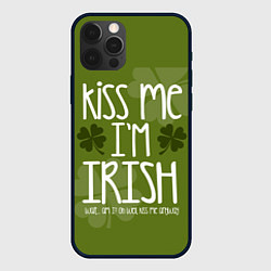 Чехол для iPhone 12 Pro Kiss me - Im Irish, цвет: 3D-черный
