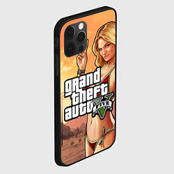 Чехол для iPhone 12 Pro GTA V, цвет: 3D-черный — фото 2