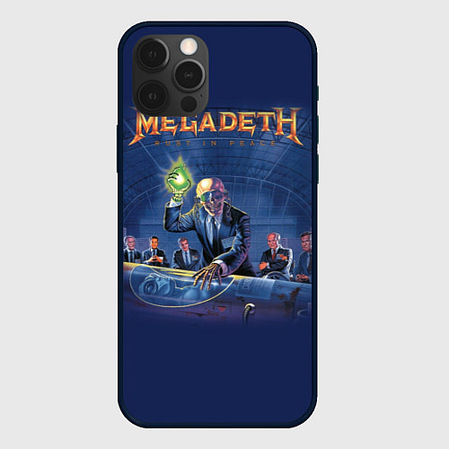 Чехол iPhone 12 Pro Megadeth: Rust In Peace / 3D-Черный – фото 1