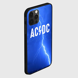 Чехол для iPhone 12 Pro AC/DC: Lightning, цвет: 3D-черный — фото 2