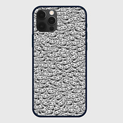 Чехол для iPhone 12 Pro Мегатролль, цвет: 3D-черный