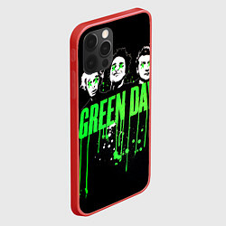 Чехол для iPhone 12 Pro Green Day: Acid eyes, цвет: 3D-красный — фото 2
