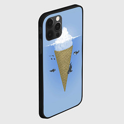 Чехол для iPhone 12 Pro Мороженое, цвет: 3D-черный — фото 2