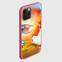 Чехол для iPhone 12 Pro HZD 3, цвет: 3D-малиновый — фото 2