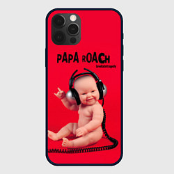 Чехол для iPhone 12 Pro Paparoach: Music Kid, цвет: 3D-черный