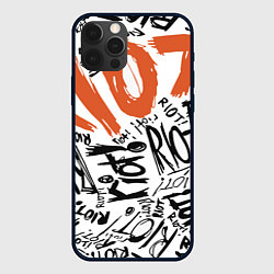 Чехол для iPhone 12 Pro Paramore: Riot, цвет: 3D-черный