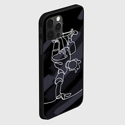 Чехол для iPhone 12 Pro Skateboarding - handstand, цвет: 3D-черный — фото 2