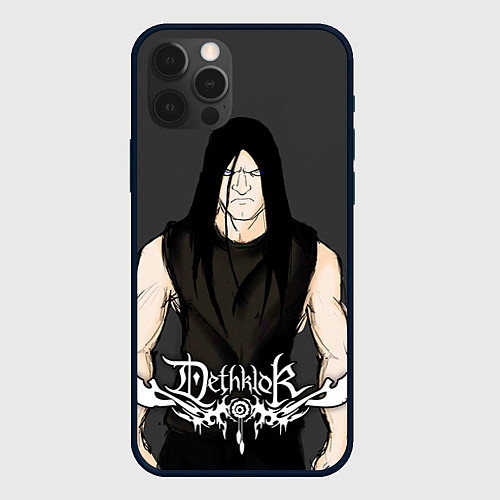 Чехол iPhone 12 Pro Dethklok Man / 3D-Черный – фото 1