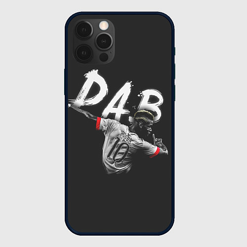 Чехол iPhone 12 Pro Paul Pogba: Dab / 3D-Черный – фото 1