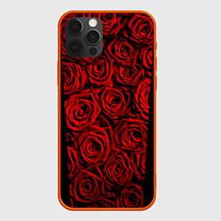 Чехол для iPhone 12 Pro Унисекс / Красные розы, цвет: 3D-красный