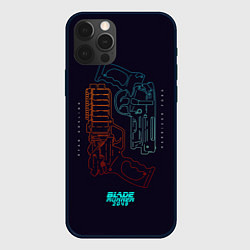 Чехол для iPhone 12 Pro Blade Runner Guns, цвет: 3D-черный