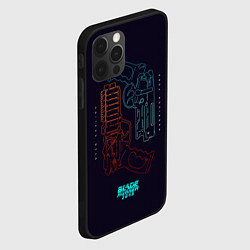 Чехол для iPhone 12 Pro Blade Runner Guns, цвет: 3D-черный — фото 2