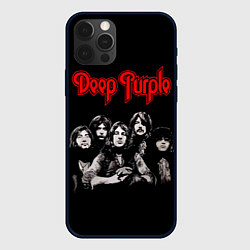 Чехол для iPhone 12 Pro Deep Purple, цвет: 3D-черный