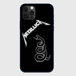 Чехол для iPhone 12 Pro Metallica - snake, цвет: 3D-черный