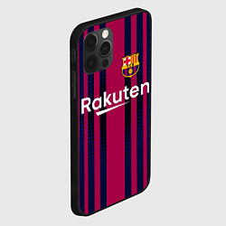 Чехол для iPhone 12 Pro FC Barcelona: Rakuten, цвет: 3D-черный — фото 2