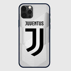 Чехол для iPhone 12 Pro FC Juventus: Silver Original, цвет: 3D-черный