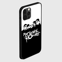 Чехол для iPhone 12 Pro My Chemical Romance B&W, цвет: 3D-черный — фото 2