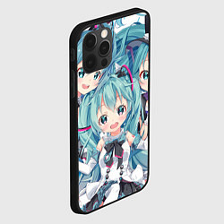 Чехол для iPhone 12 Pro Hatsune Miku, цвет: 3D-черный — фото 2