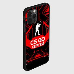 Чехол для iPhone 12 Pro CS:GO - Сергей, цвет: 3D-черный — фото 2