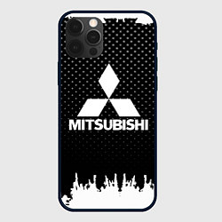 Чехол для iPhone 12 Pro Mitsubishi: Black Side, цвет: 3D-черный