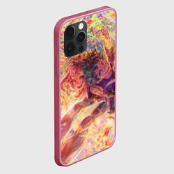 Чехол для iPhone 12 Pro Boku no Hero Academia, цвет: 3D-малиновый — фото 2