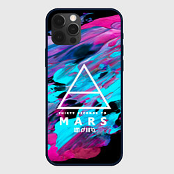 Чехол для iPhone 12 Pro 30 STM: Neon Colours, цвет: 3D-черный
