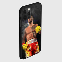 Чехол для iPhone 12 Pro Vasyl Lomachenko, цвет: 3D-черный — фото 2