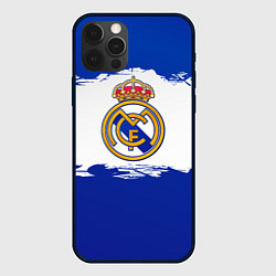 Чехол для iPhone 12 Pro Real Madrid FC, цвет: 3D-черный
