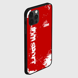 Чехол для iPhone 12 Pro Eat Sleep JDM: Red Style, цвет: 3D-черный — фото 2