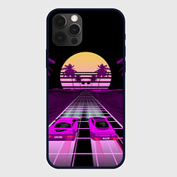 Чехол для iPhone 12 Pro Digital Race, цвет: 3D-черный