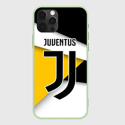 Чехол для iPhone 12 Pro FC Juventus, цвет: 3D-салатовый