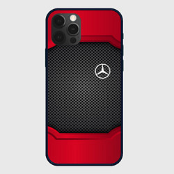 Чехол iPhone 12 Pro Mercedes Benz: Metal Sport