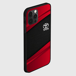 Чехол для iPhone 12 Pro Toyota: Red Sport, цвет: 3D-черный — фото 2